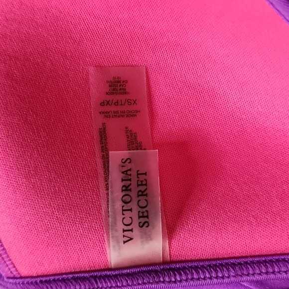 Victoria's Secret Halter Bikini Top X Small Purple Gold - Picture 3 of 4